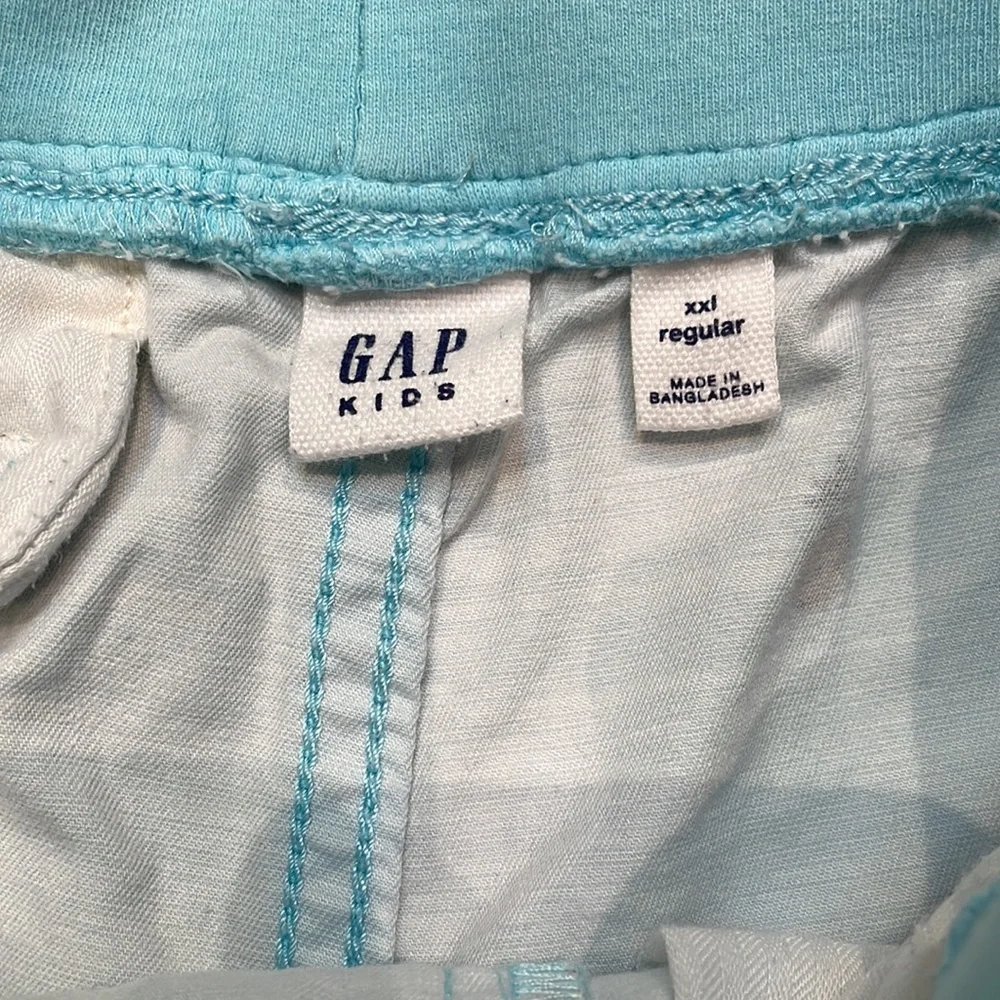 Gap Kids blue pineapple print shorts size XXL